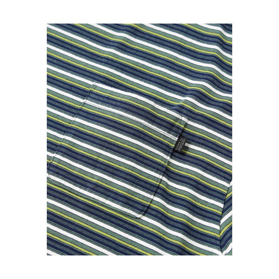 Striped S/S Tee - Olive / Navy (SD26S-CT07) SEDAN ALL PURPOSE(セダン オール パーパス) |  | 02