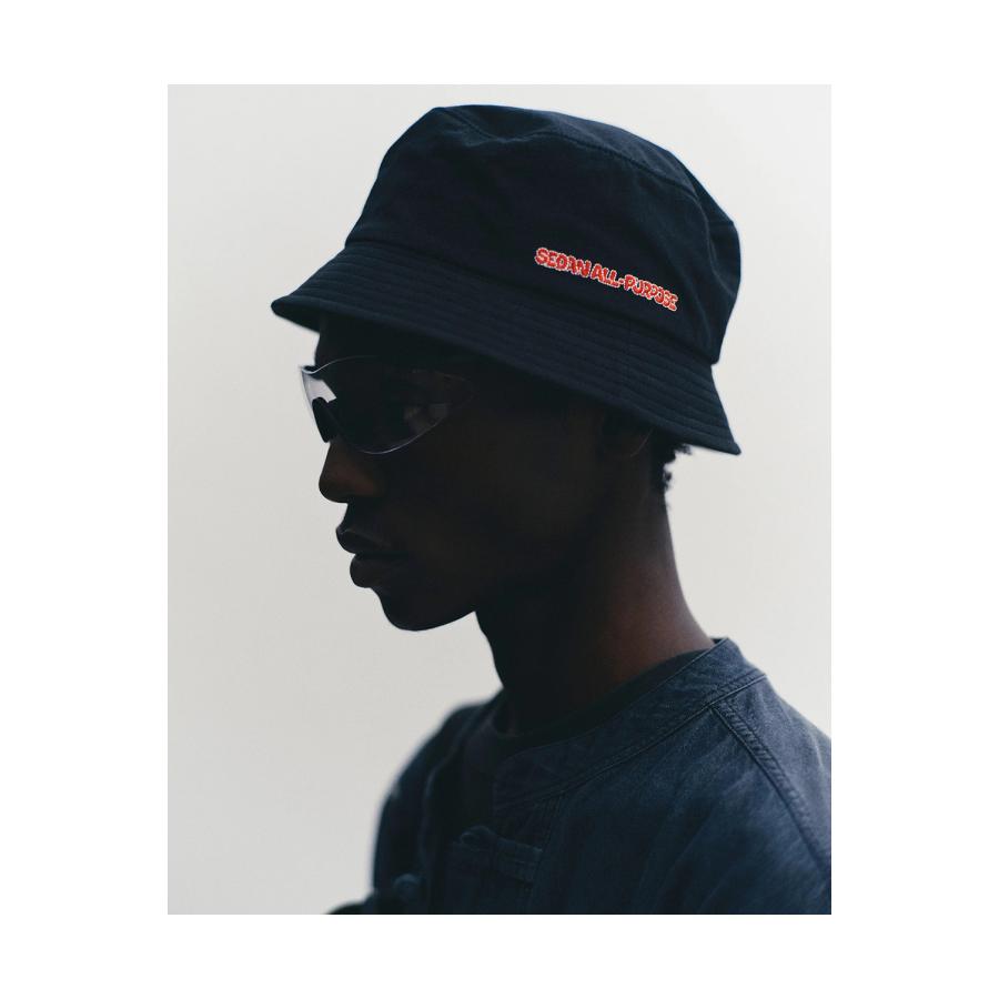 Cartoon Logo Bucket Hat - Black (SD26S-CP05) SEDAN ALL PURPOSE(セダン オール パーパス) |  | 03