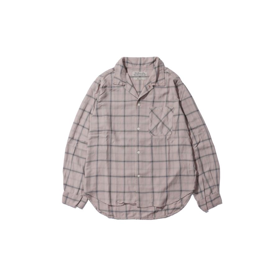 Rayon Twill Check Shirt - L.PINK (RN30389053) Remi Relief(レミレリーフ) | 
