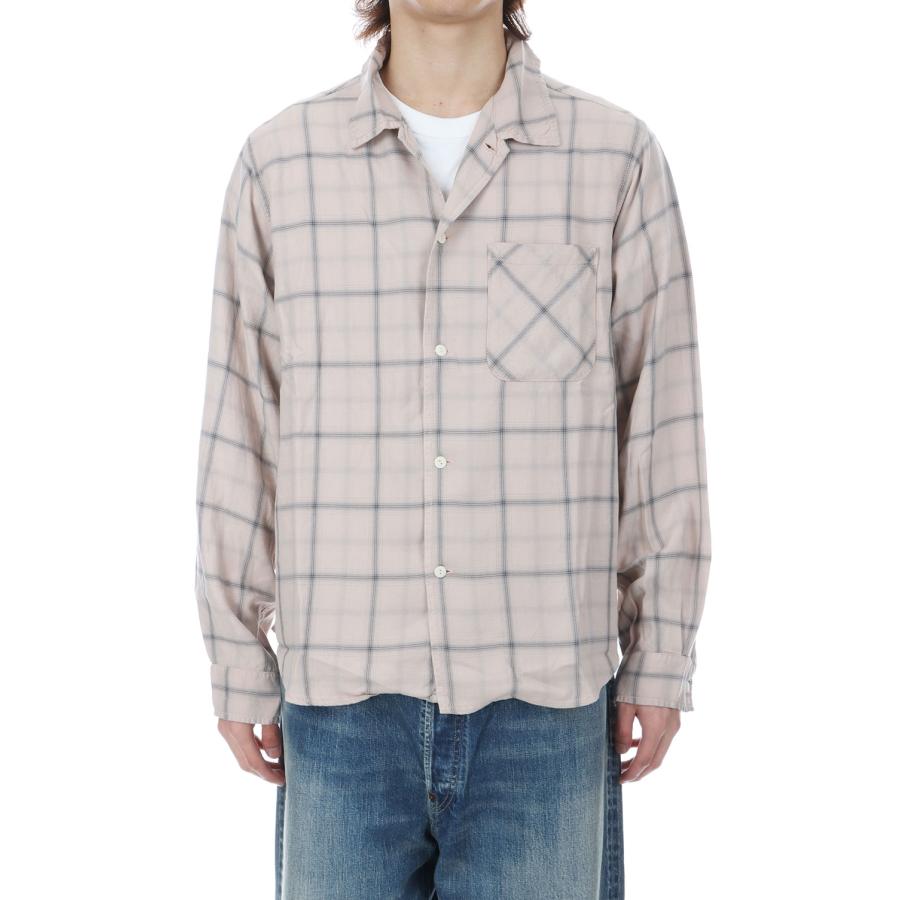 Rayon Twill Check Shirt - L.PINK (RN30389053) Remi Relief(レミレリーフ) |  | 02