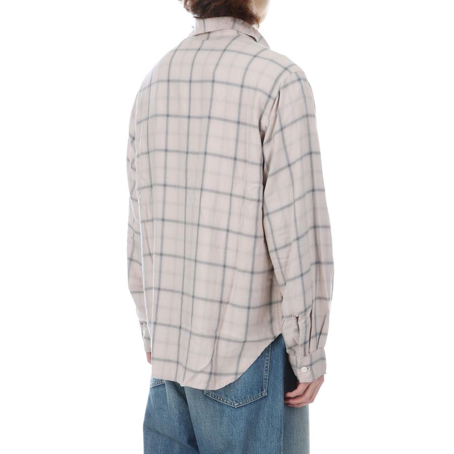 Rayon Twill Check Shirt - L.PINK (RN30389053) Remi Relief(レミレリーフ) |  | 04