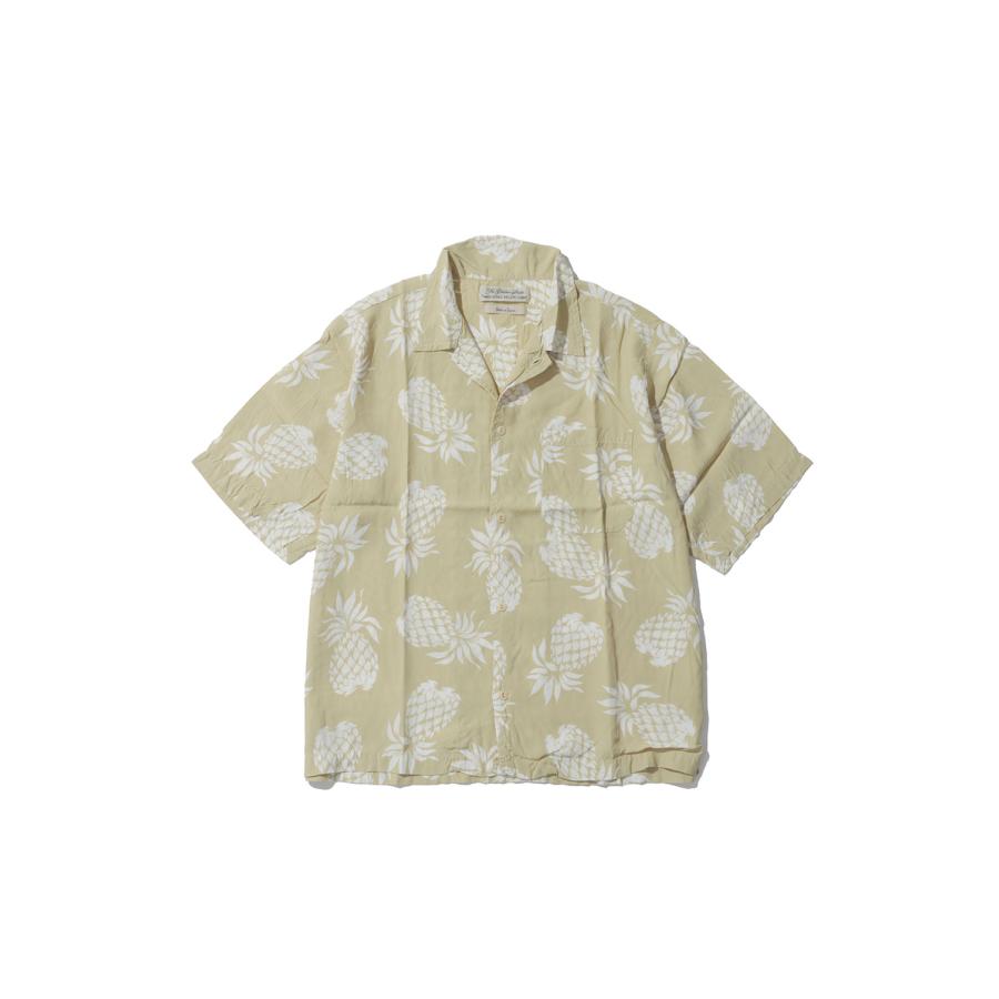 Pineapple Patterned Aloha Shirt - L.YELLOW (RN30389014) Remi Relief(レミレリーフ) | 