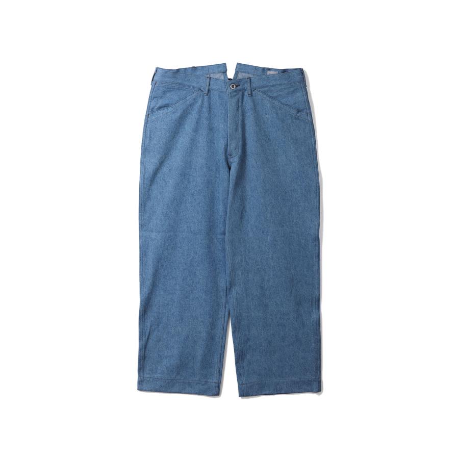 EARLY WORK TROUSERS - INDIGO (707-261044) AMOSKEAG(アモスケイグ) | 