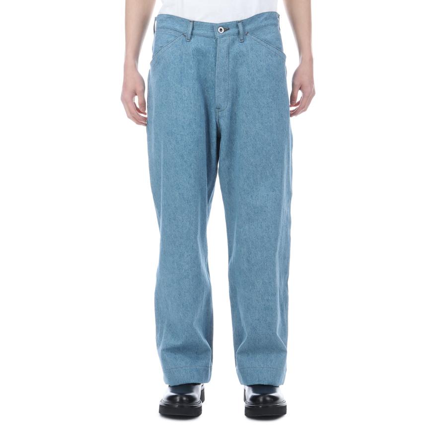 EARLY WORK TROUSERS - INDIGO (707-261044) AMOSKEAG(アモスケイグ) |  | 02