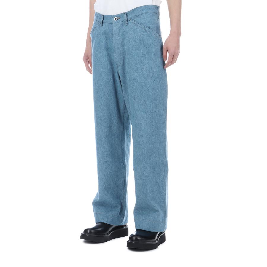 EARLY WORK TROUSERS - INDIGO (707-261044) AMOSKEAG(アモスケイグ) |  | 03
