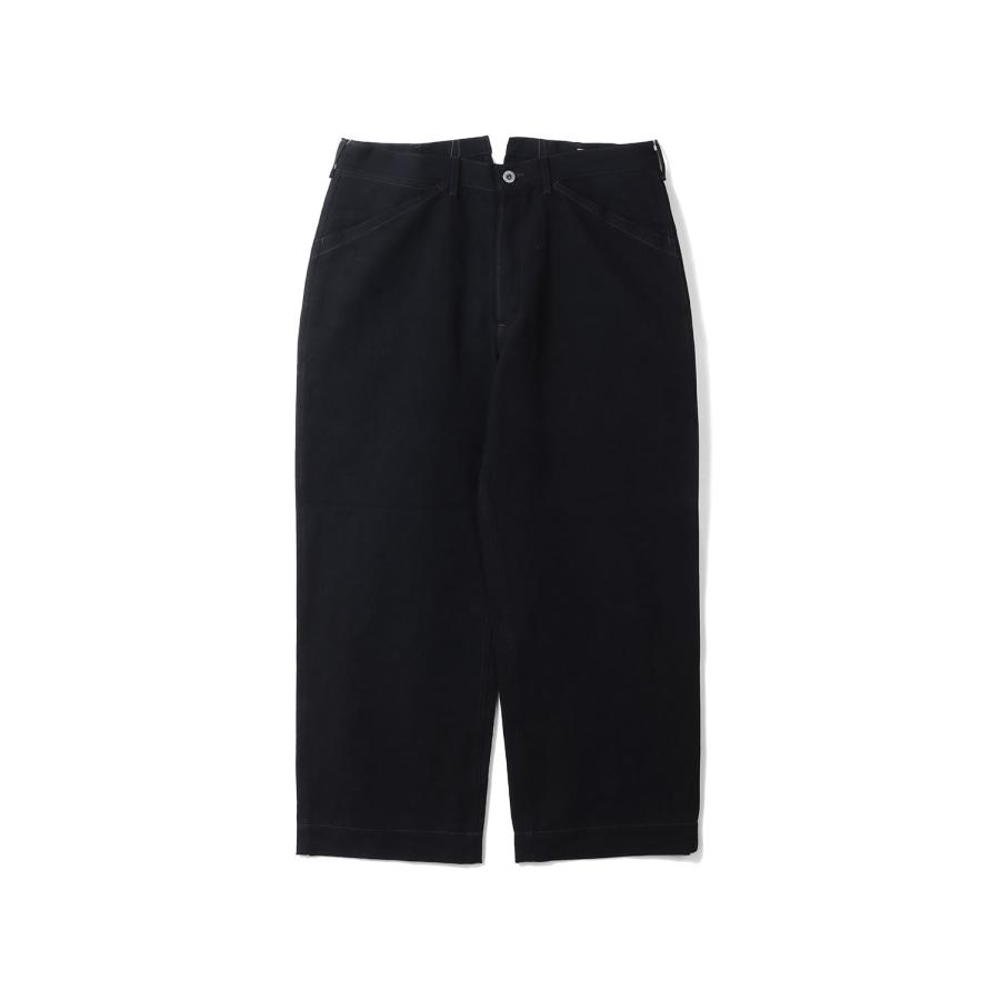 EARLY WORK TROUSERS - BLACK (707-261044) AMOSKEAG(アモスケイグ) | 