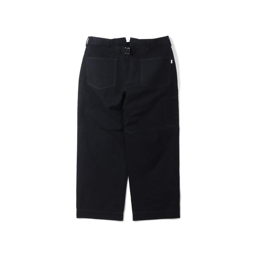 EARLY WORK TROUSERS - BLACK (707-261044) AMOSKEAG(アモスケイグ) |  | 01