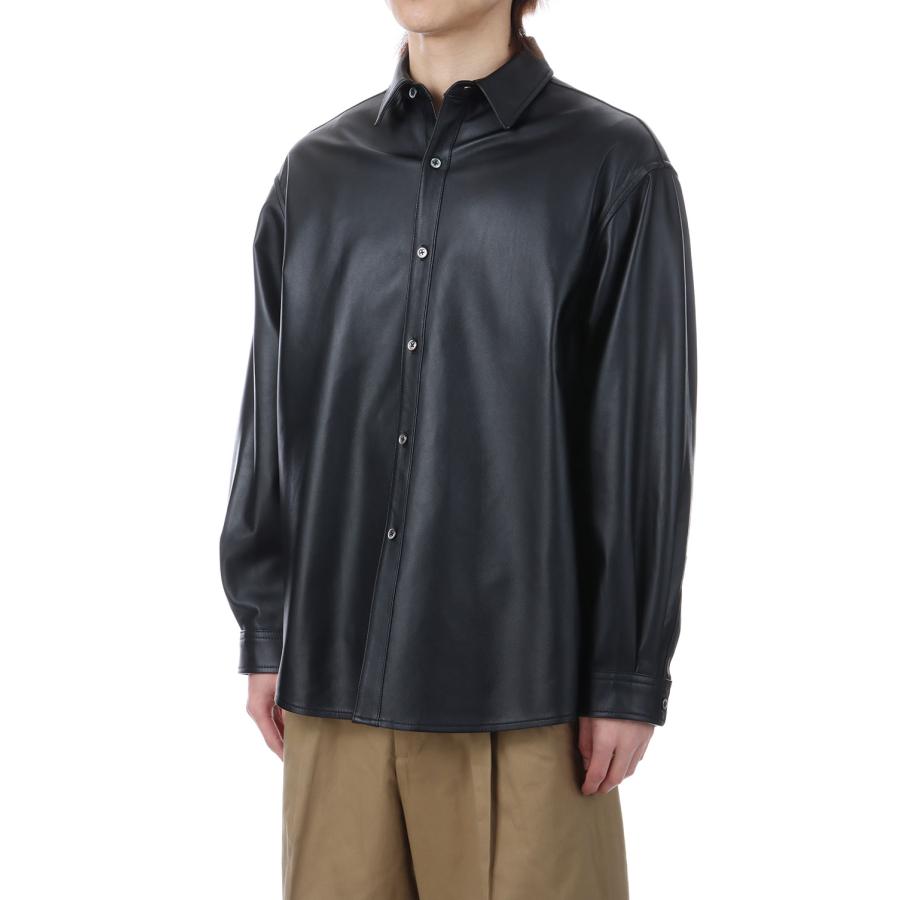 LEATHER SHIRTS JACKET - BLACK (261-60406) Universal Products(ユニバーサルプロダクツ) |  | 01