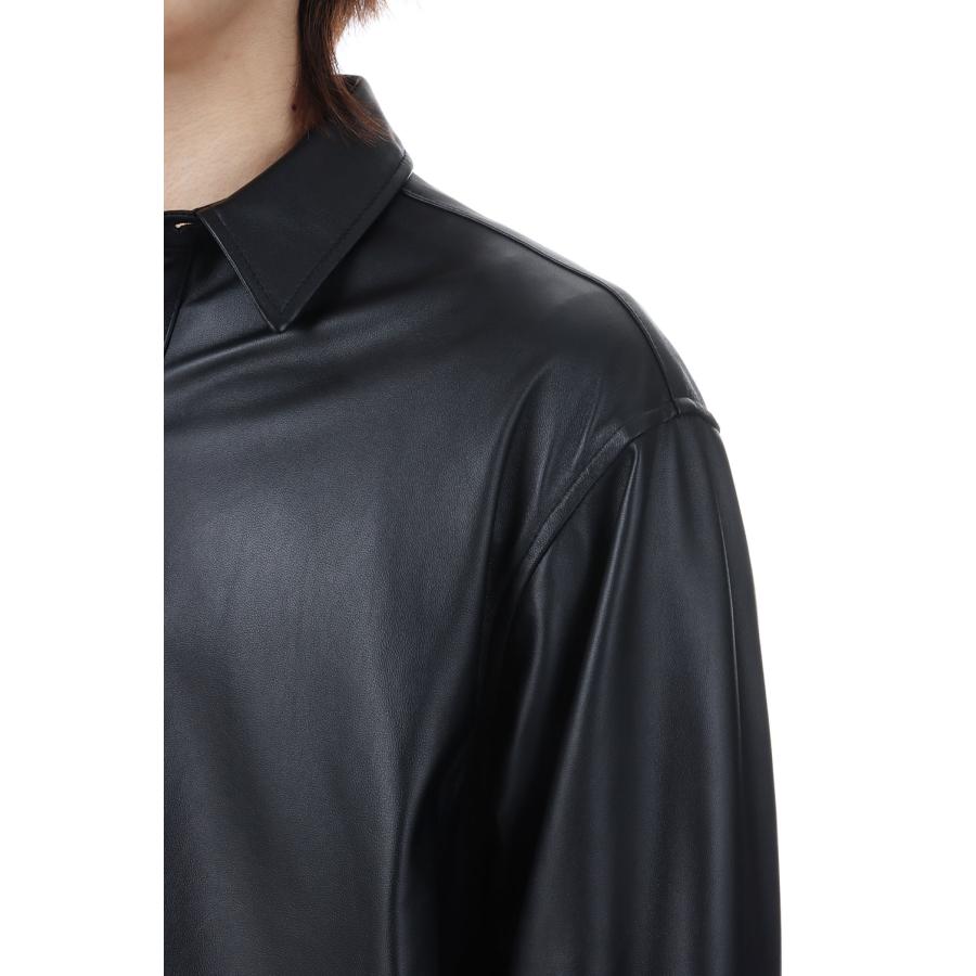 LEATHER SHIRTS JACKET - BLACK (261-60406) Universal Products(ユニバーサルプロダクツ) |  | 04