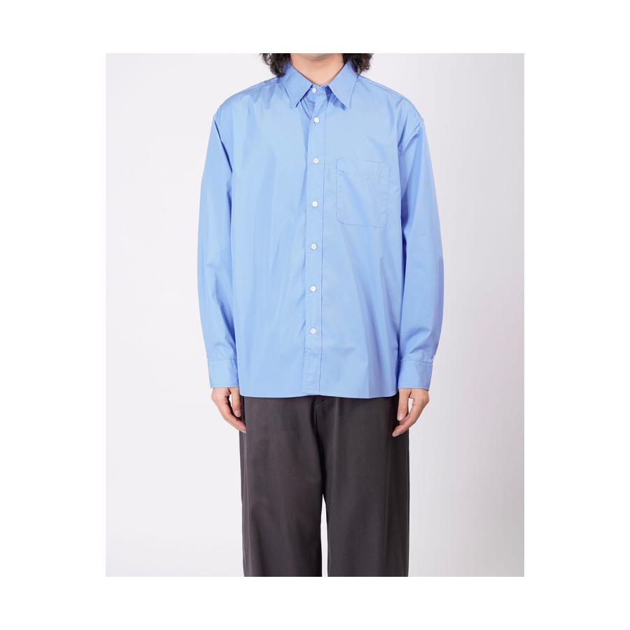 L/S REGULAR SHIRTS - SAX (253-60305A) Universal Products(ユニバーサルプロダクツ) |  | 01