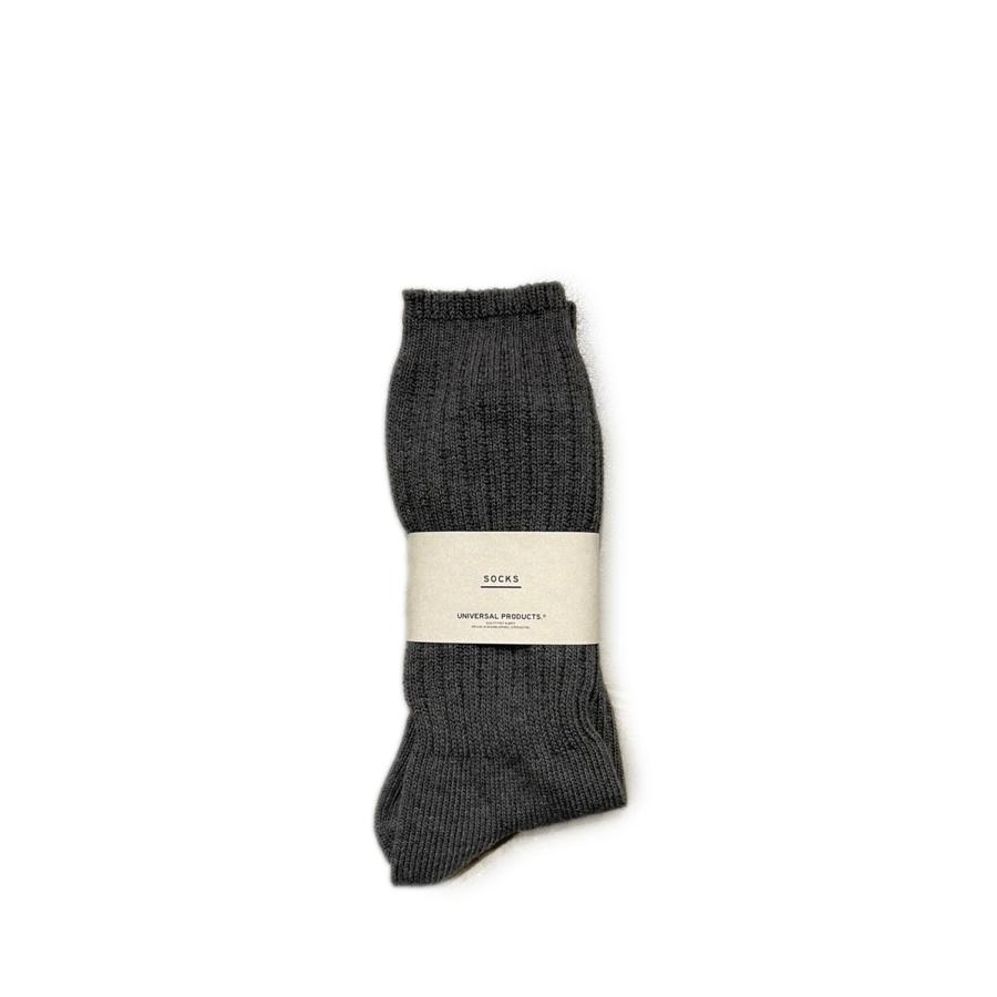 2P LONG SOCKS - CHARCOAL (253-60910) Universal Products(ユニバーサルプロダクツ) |  | 04