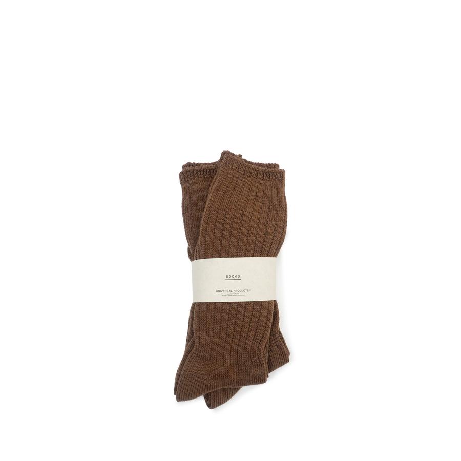 2P LONG SOCKS - BROWN (253-60910) Universal Products(ユニバーサルプロダクツ) |  | 04