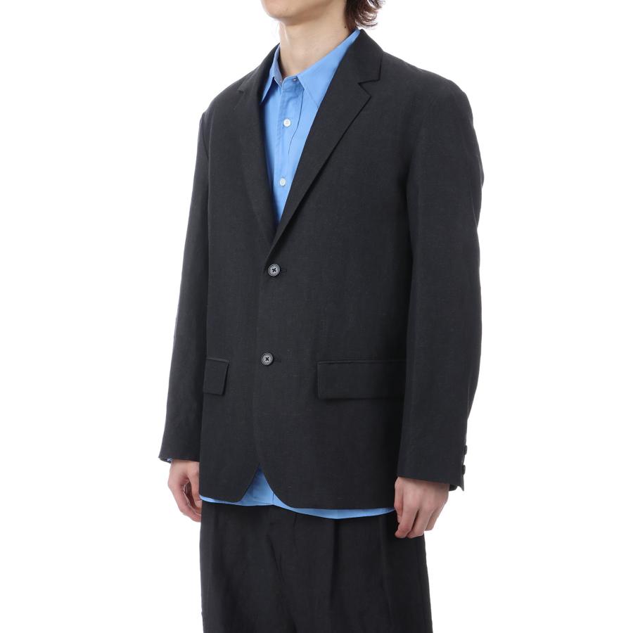 WOOL LINEN 2B JACKET - CHARCOAL (261-60404) Universal Products(ユニバーサルプロダクツ) |  | 06