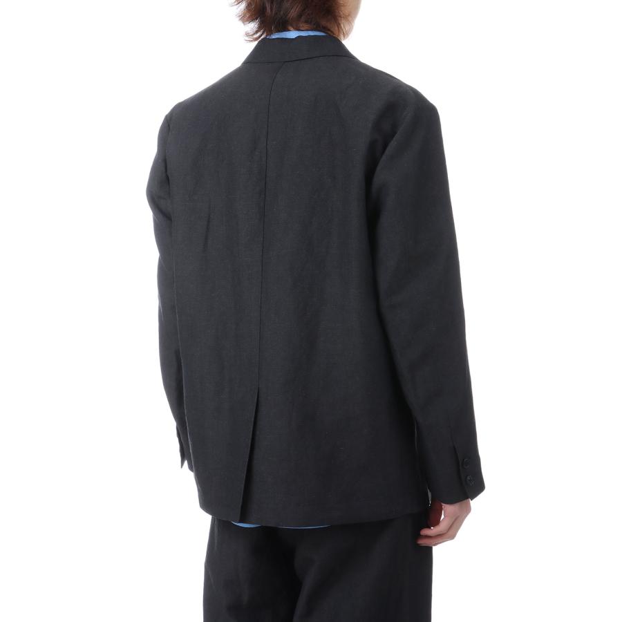 WOOL LINEN 2B JACKET - CHARCOAL (261-60404) Universal Products(ユニバーサルプロダクツ) |  | 07