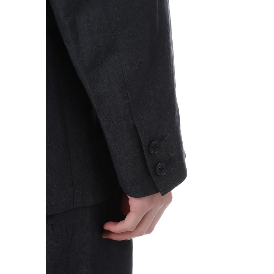 WOOL LINEN 2B JACKET - CHARCOAL (261-60404) Universal Products(ユニバーサルプロダクツ) |  | 08