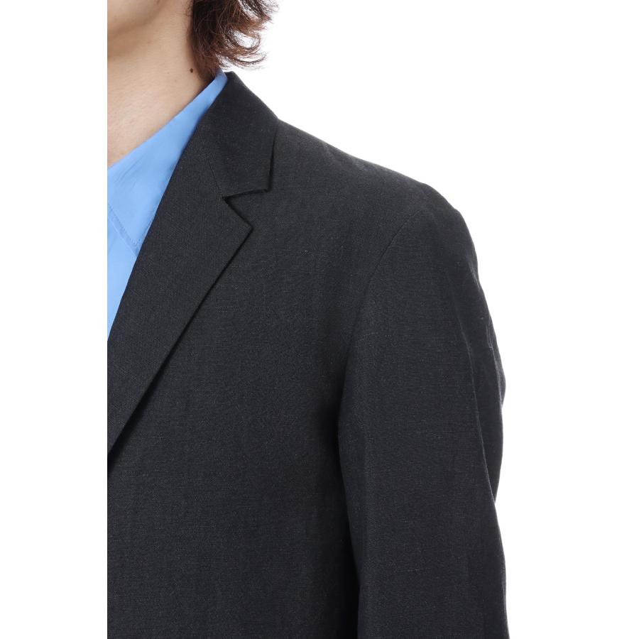 WOOL LINEN 2B JACKET - CHARCOAL (261-60404) Universal Products(ユニバーサルプロダクツ) |  | 09