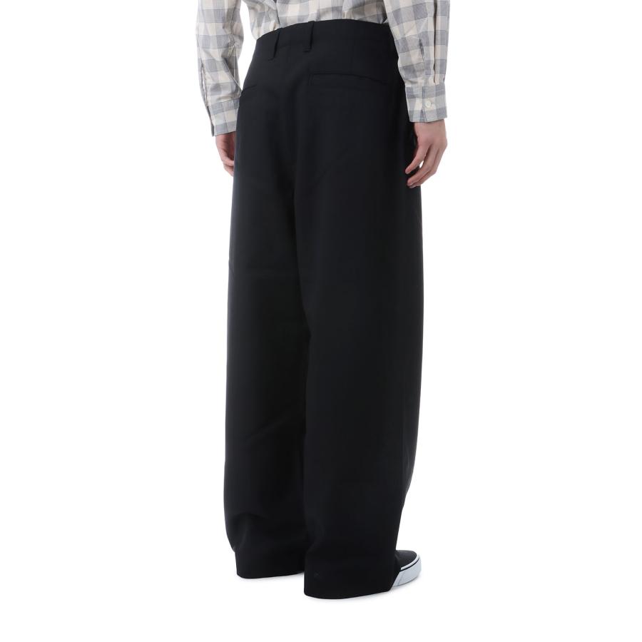 SUMMER WOOL WIDE TROUSERS - BLACK (261-60514) Universal Products(ユニバーサルプロダクツ) |  | 04
