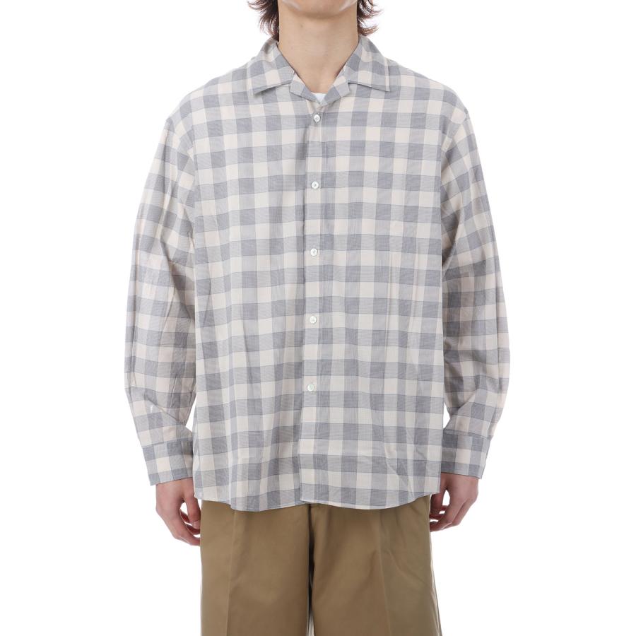 ORIGINAL CHECK SHIRTS - BLUE (261-60306) Universal Products(ユニバーサルプロダクツ) |  | 01