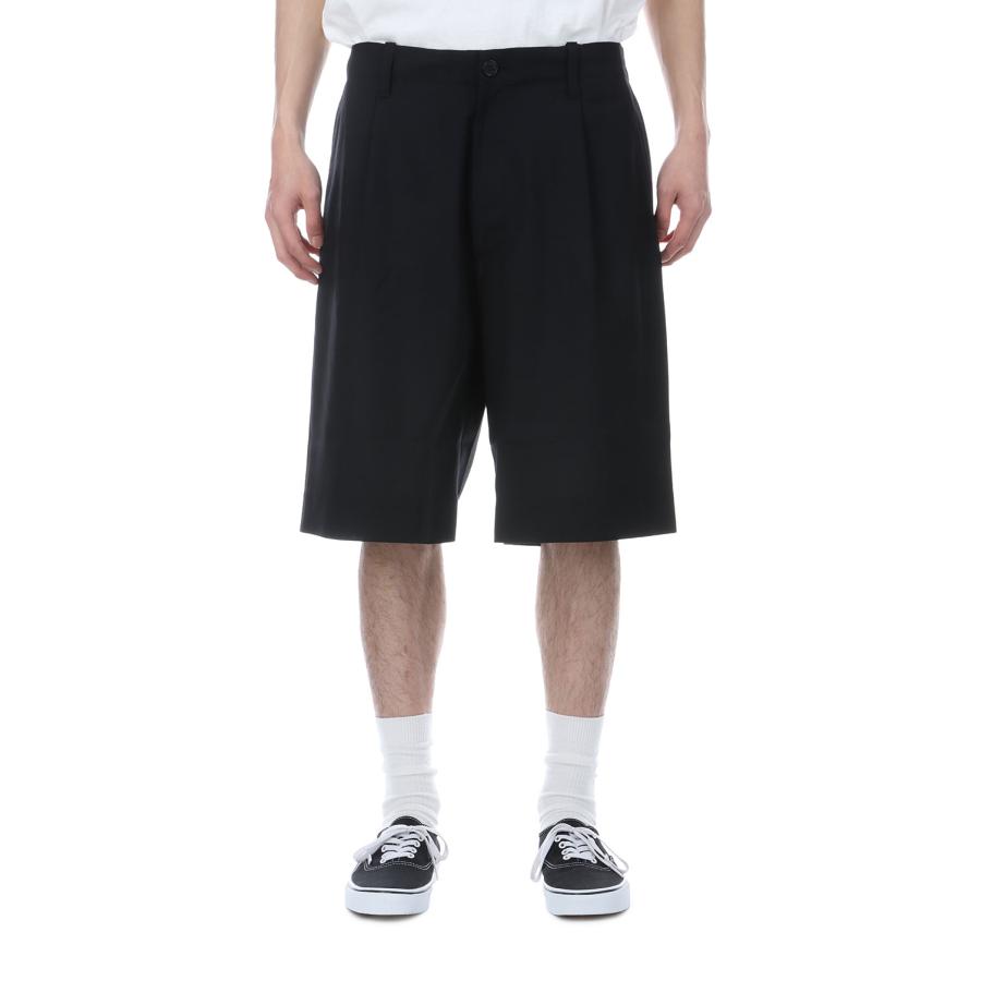 WOOL SHORTS - BLACK (261-60507) Universal Products(ユニバーサルプロダクツ) |  | 01