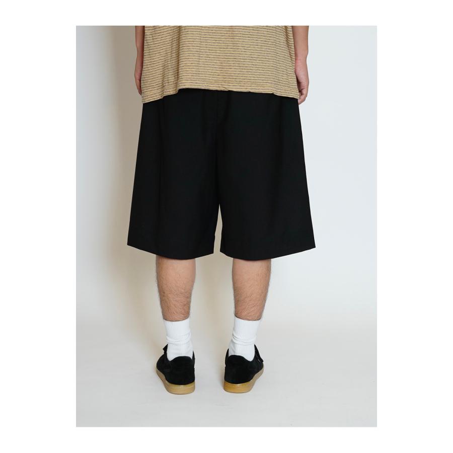 WOOL SHORTS - BLACK (261-60507) Universal Products(ユニバーサルプロダクツ) |  | 03