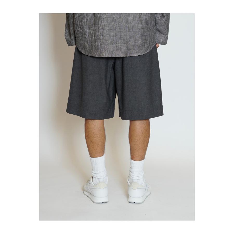 WOOL SHORTS - GRAY (261-60507) Universal Products(ユニバーサルプロダクツ) |  | 03