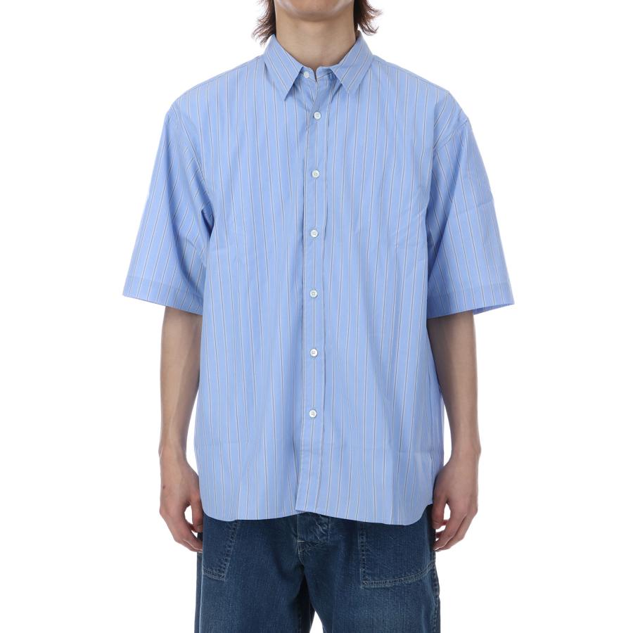 S/S REGULAR SHIRTS - BLUE STRIPE (261-60301) Universal Products(ユニバーサルプロダクツ) |  | 01