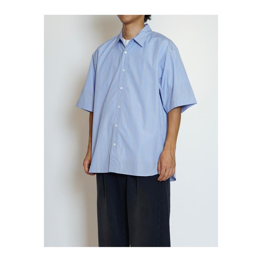 S/S REGULAR SHIRTS - BLUE STRIPE (261-60301) Universal Products(ユニバーサルプロダクツ) |  | 02