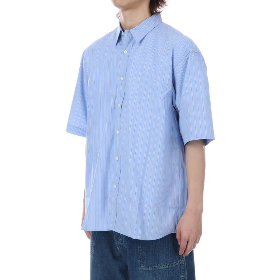 S/S REGULAR SHIRTS - BLUE STRIPE (261-60301) Universal Products(ユニバーサルプロダクツ) |  | 02