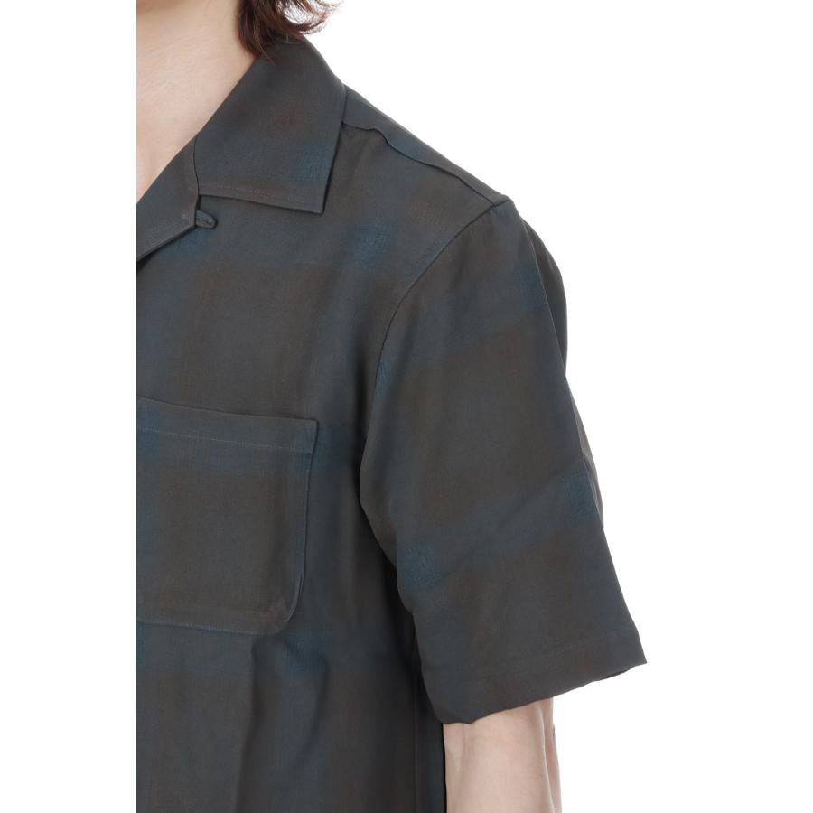 OPEN COLLOR S/S SHIRTS - BROWN (261-60302) Universal Products(ユニバーサルプロダクツ) |  | 05