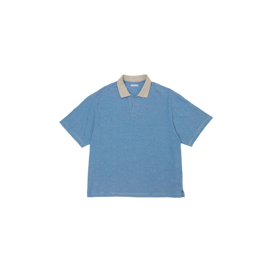 S/S SKIPPER T-SHIRTS - BLUE (261-60104) Universal Products(ユニバーサルプロダクツ) | 