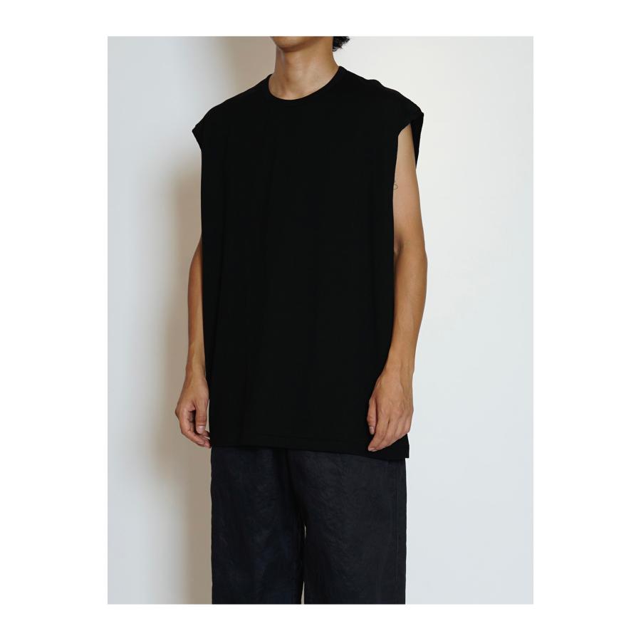 SLEEVE LESS T-SHIRTS - BLACK (261-60107) Universal Products(ユニバーサルプロダクツ) |  | 02