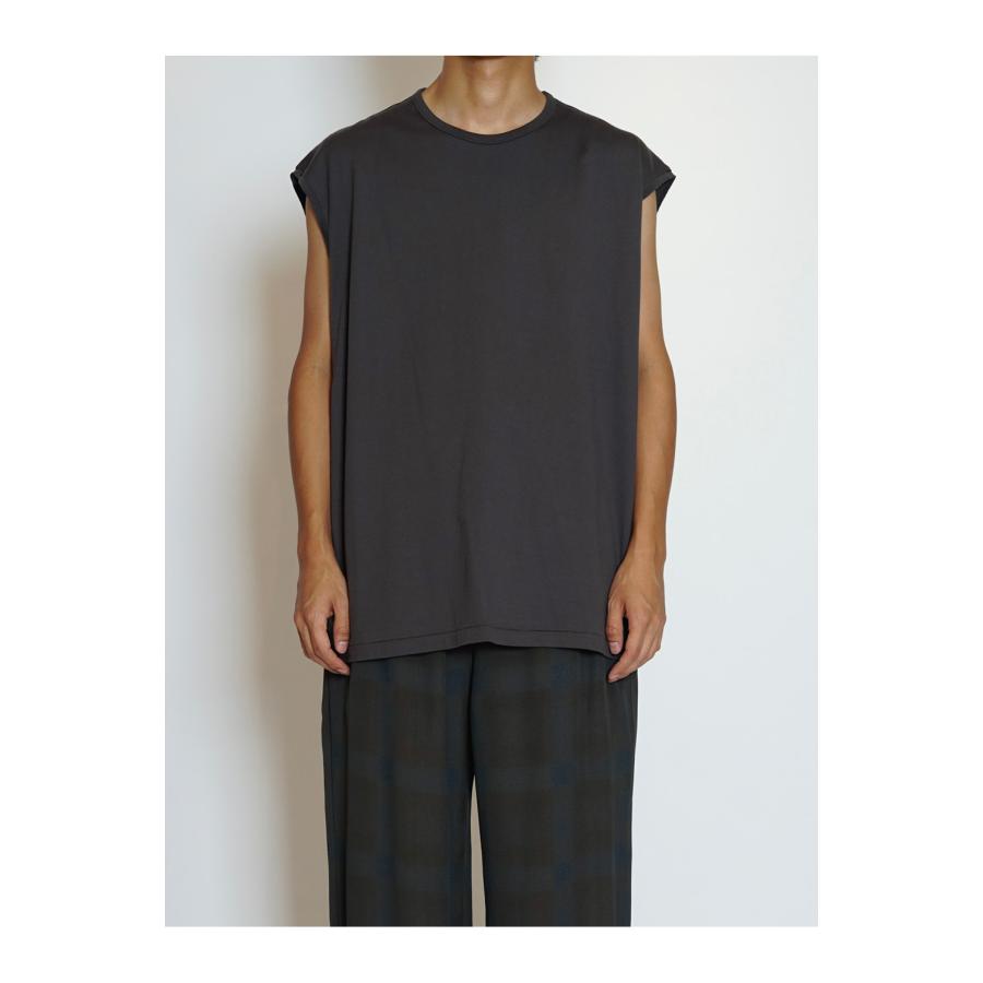 【P15倍】【SALE】SLEEVE LESS T-SHIRTS - CHARCOAL (261-60107) Universal Products(ユニバーサルプロダクツ) |  | 01