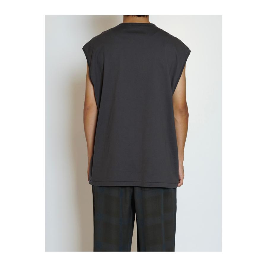 【P15倍】【SALE】SLEEVE LESS T-SHIRTS - CHARCOAL (261-60107) Universal Products(ユニバーサルプロダクツ) |  | 03