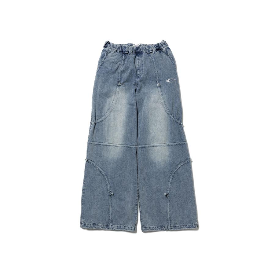 CPG CURVE CORD DENIM PANTS - BLUE (26SS-CPG-07 / FS2019) F-LAGSTUF-F(フラグスタフ) | 