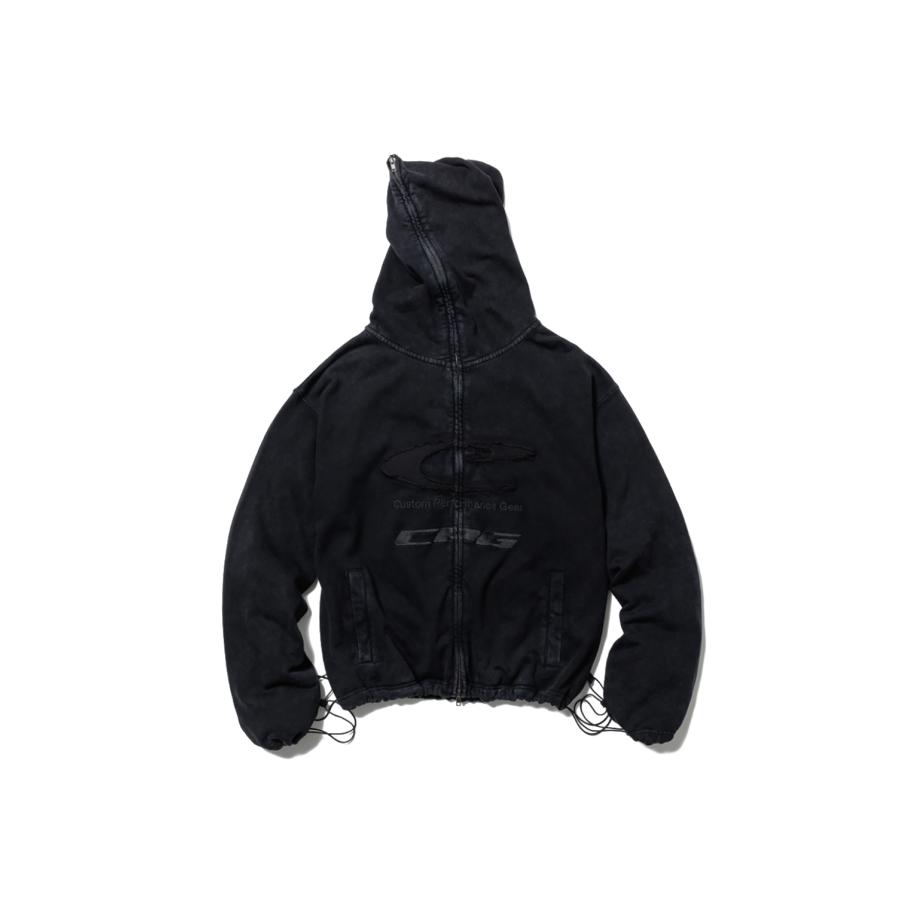 CPG FRT LOGO DYE ZIP HOODIE - BLACK (26SS-CPG-09 / FS2026) F-LAGSTUF-F(フラグスタフ) |  | 01