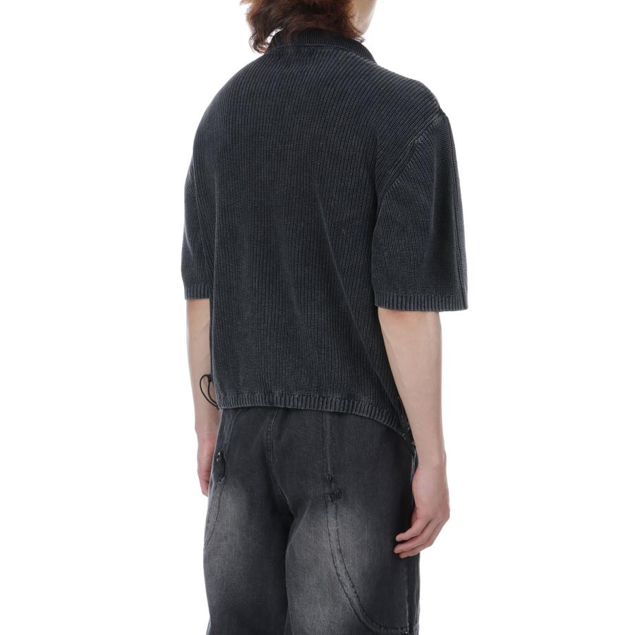 CPG FULL ZIP SS KNIT SHIRT - BLACK (26SS-CPG-10 / FS2025) F-LAGSTUF-F(フラグスタフ) |  | 05