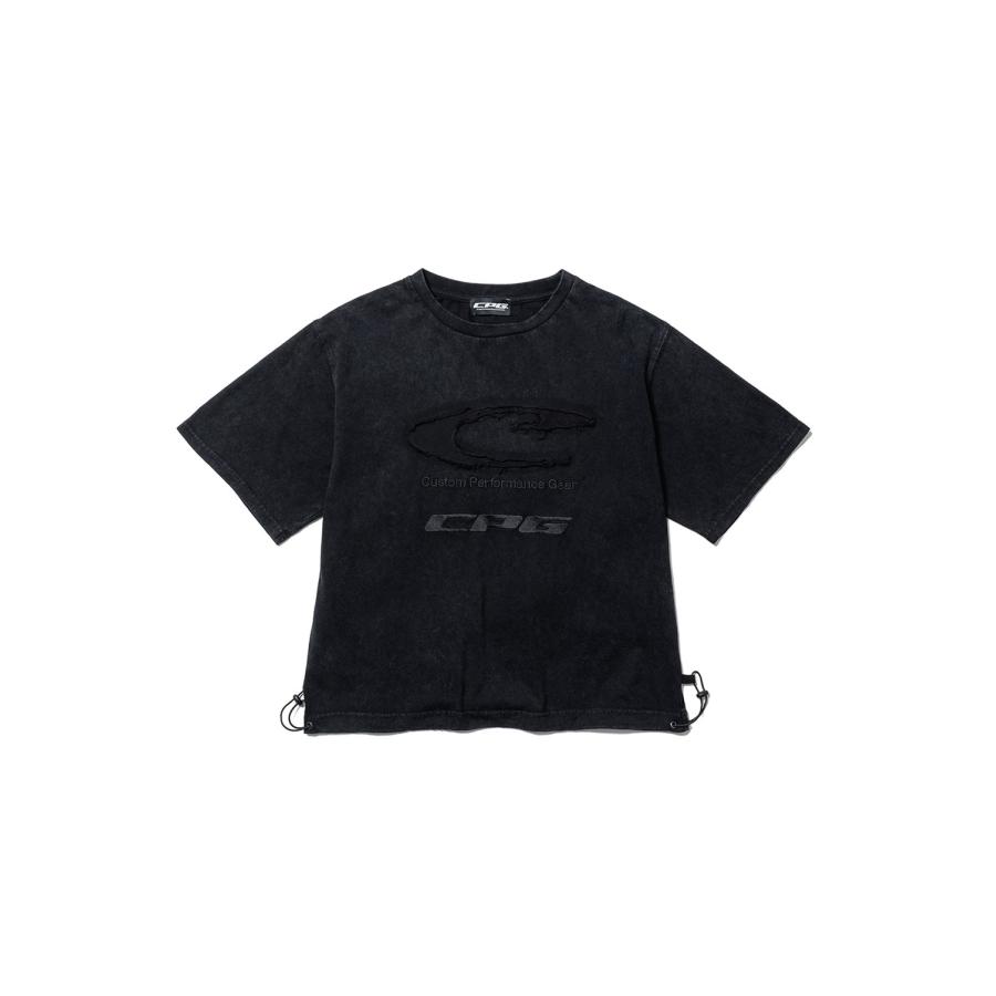 CPG FRT LOGO DYE TEE - BLACK (26SS-CPG-11 / FS2023) F-LAGSTUF-F(フラグスタフ) | 