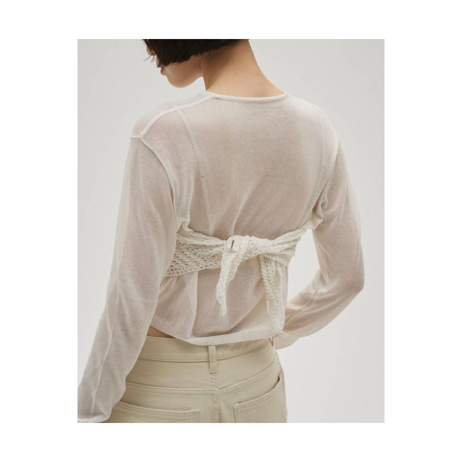 Compact Sheer Knit -WHITE (12610514) Todayful(トゥデイフル) | TODAYFUL | 03