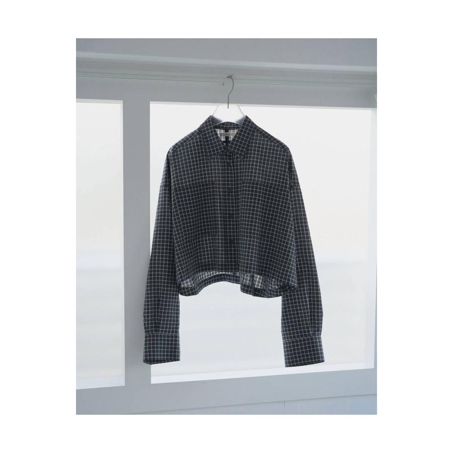 Check Short Shirts - CHARCOAL GRAY (62610415) anuke(アンヌーク) |  | 02