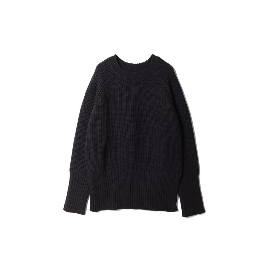 Cotton Over Knit - CHARCOAL GRAY (62610501) anuke(アンヌーク) | 