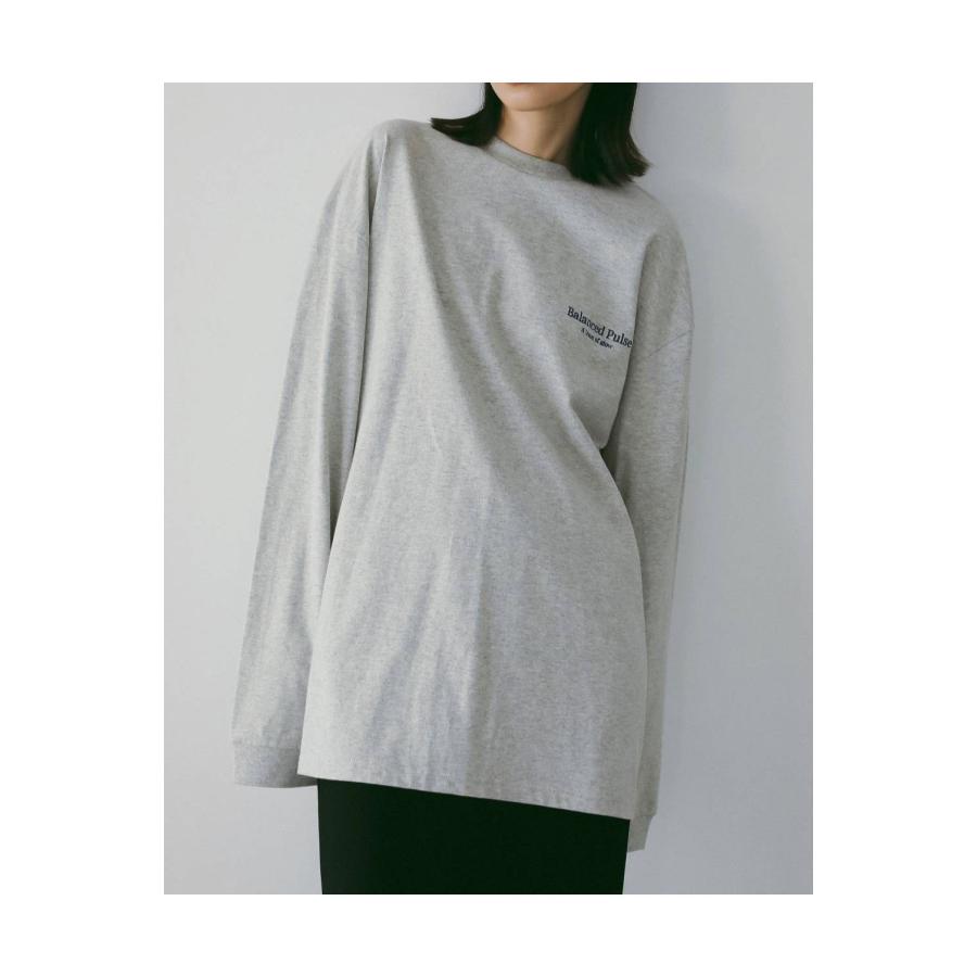 Logo Long T-Shirts - GRAY (62610623) anuke(アンヌーク) |  | 05