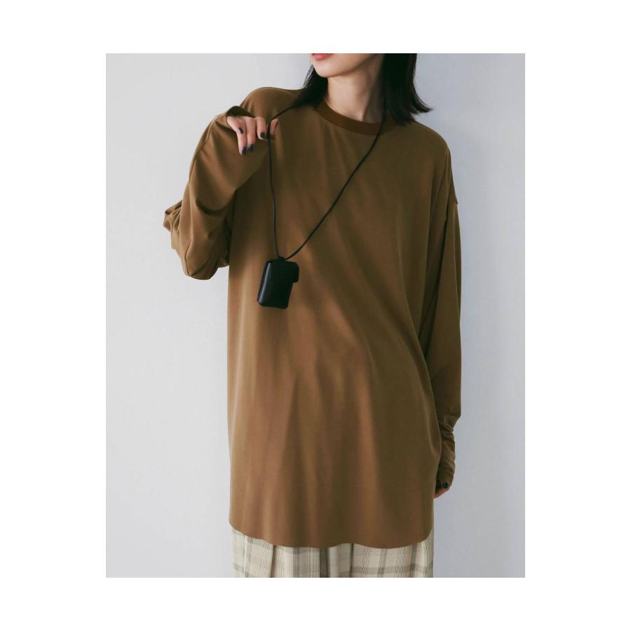 【SALE】Over Long T-Shirts - CAMEL (62610620) anuke(アンヌーク) |  | 04