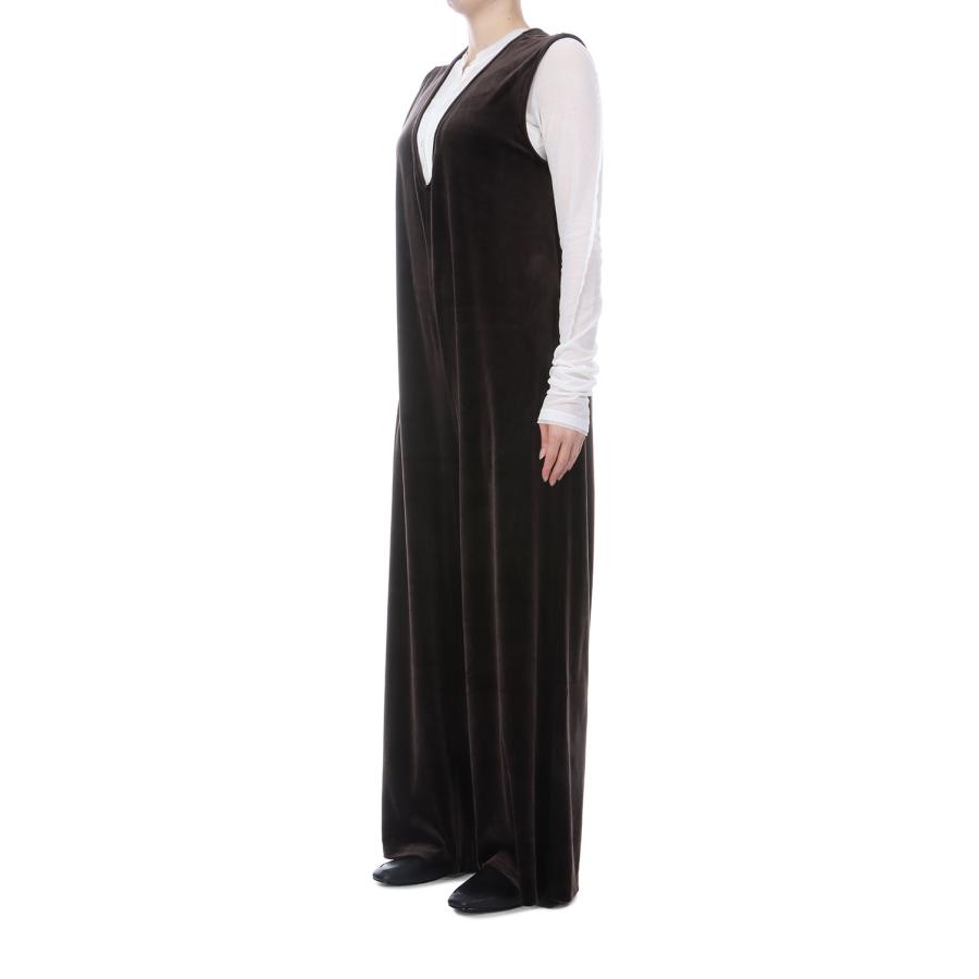 【SALE】Velour Vneck Combinaison - BROWN (62610313) anuke(アンヌーク) |  | 02