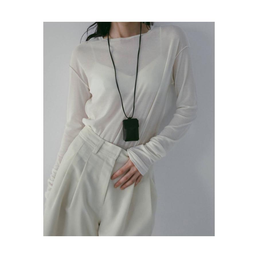 Sheer Long T-Shirts - IVORY (62610624) anuke(アンヌーク) |  | 01