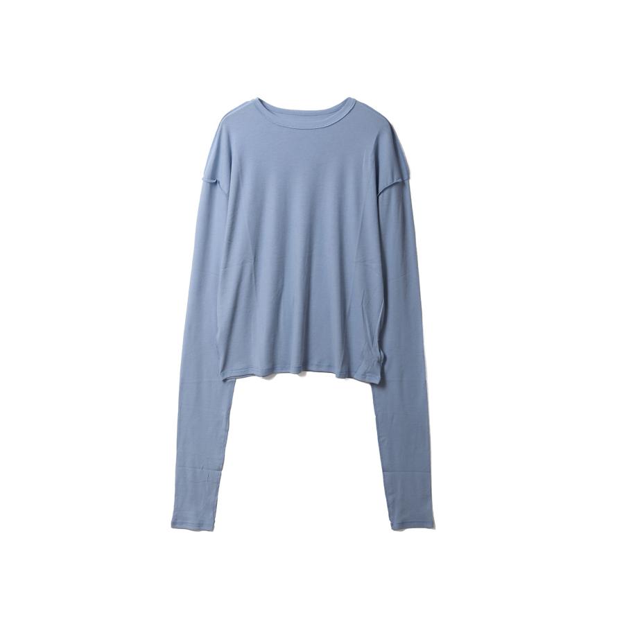 Sheer Long T-Shirts - ICE BLUE (62610624) anuke(アンヌーク) | 