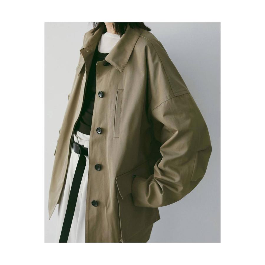 Over Half Coat - BEIGE (62610001) anuke(アンヌーク) |  | 01