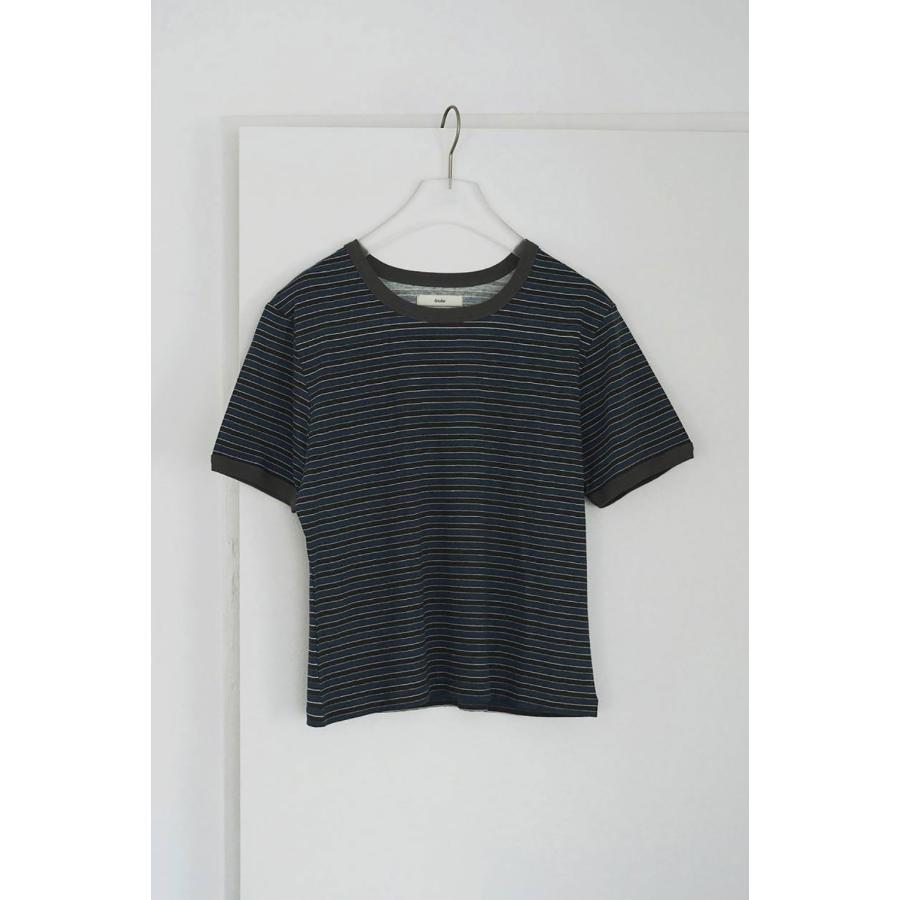 Multi Border T-Shirts - BLUE (62610601) anuke(アンヌーク) |  | 01