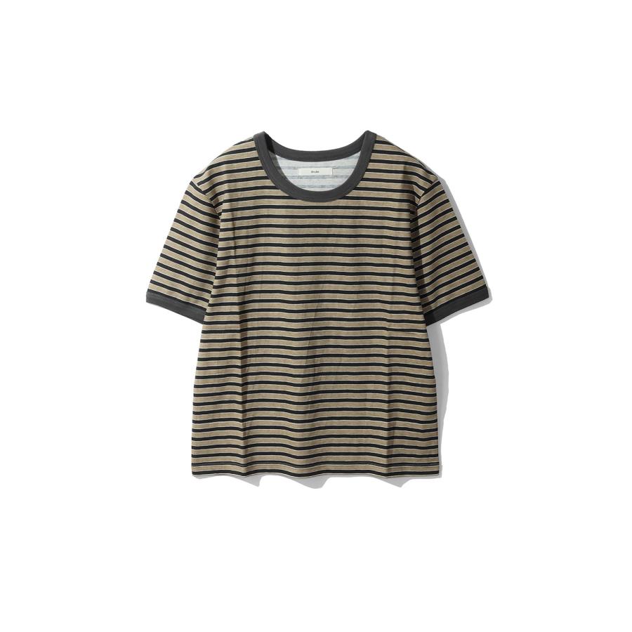 Multi Border T-Shirts - BEIGE (62610601) anuke(アンヌーク) | 