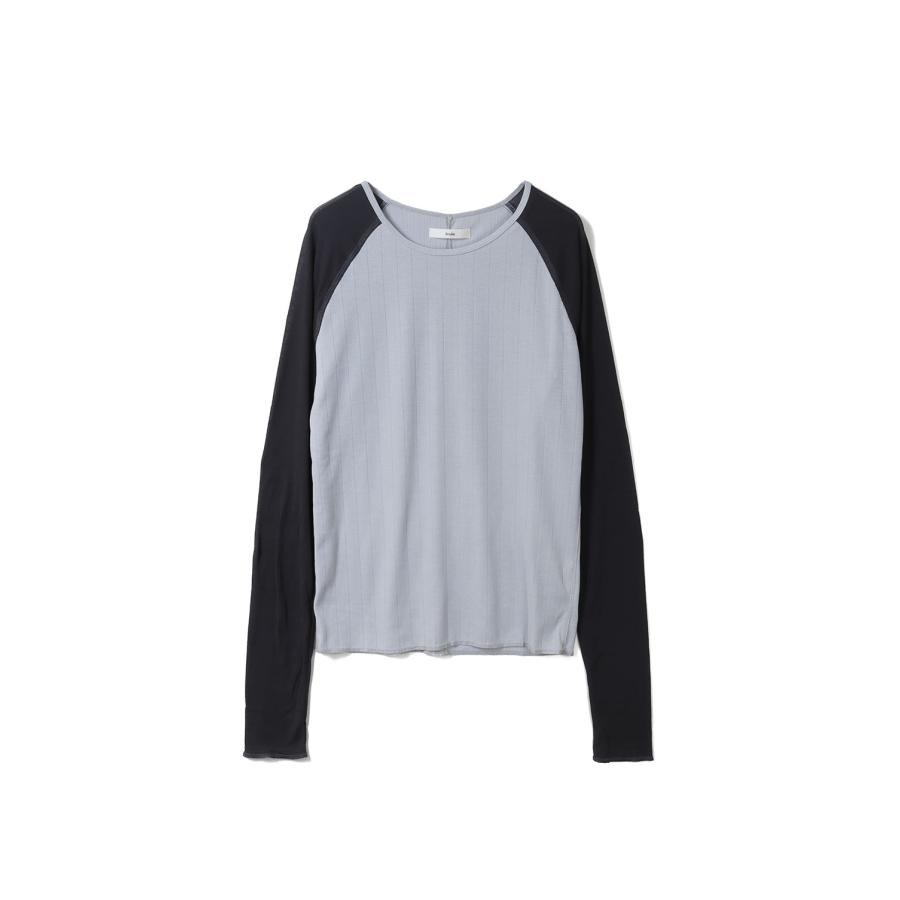 【SALE】Sheer Raglan T-Shirts - ICE BLUE (62610622) anuke(アンヌーク) | 
