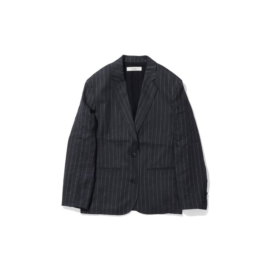 Over Linen Jacket - NAVY (62610104) anuke(アンヌーク) | 